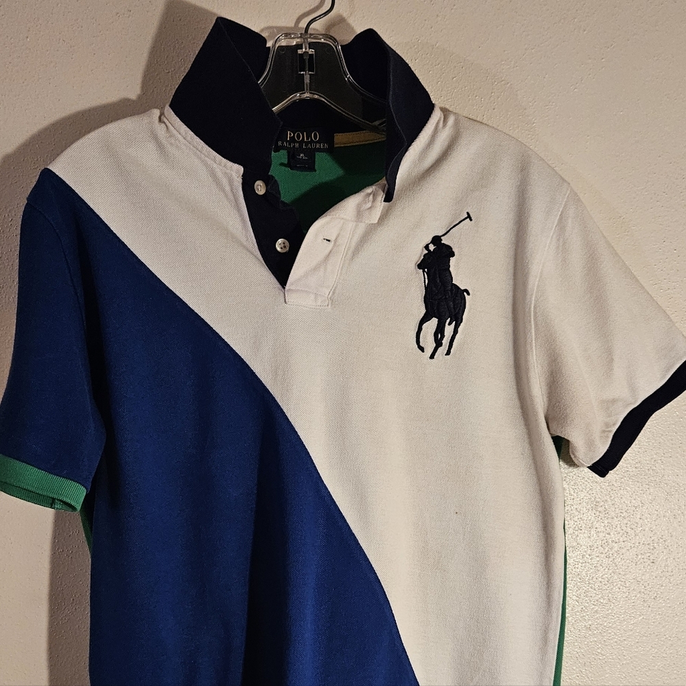 Polo by Ralph Lauren Green Polo with Navy Label